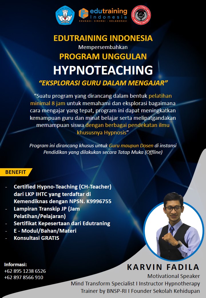 Seminar Hyponoteaching "Eksplorasi Guru Dalam Mengajar"