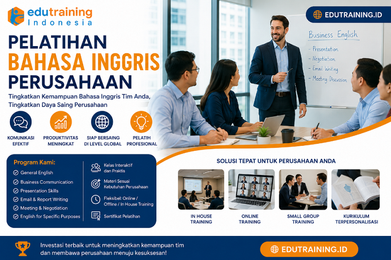 LEMBAGA PELATIHAN BAHASA INGGRIS PERUSAHAAN TERPERCAYA